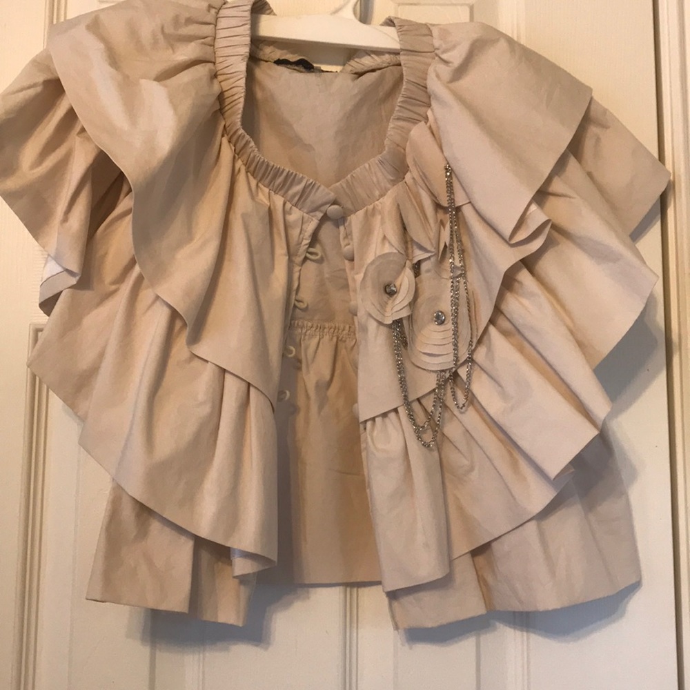 Ryu ruffled Vest Medium
